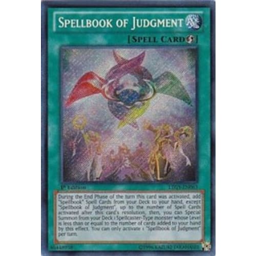 Spellbook of Judgment (LTGY-EN063) Secret Rare 1st Edition