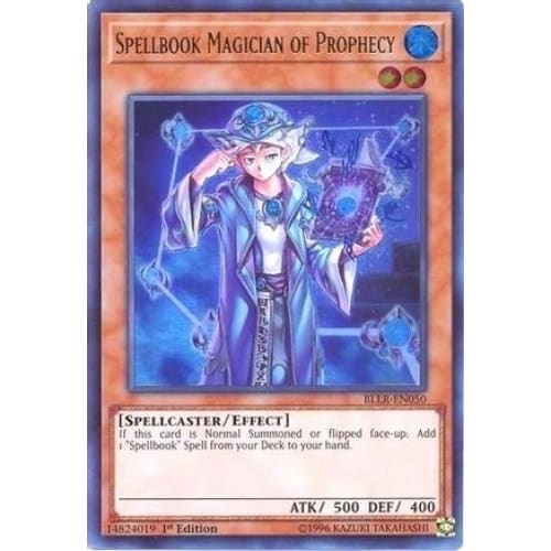 Spellbook Magician of Prophecy (BLLR-EN050) Ultra Rare 1st