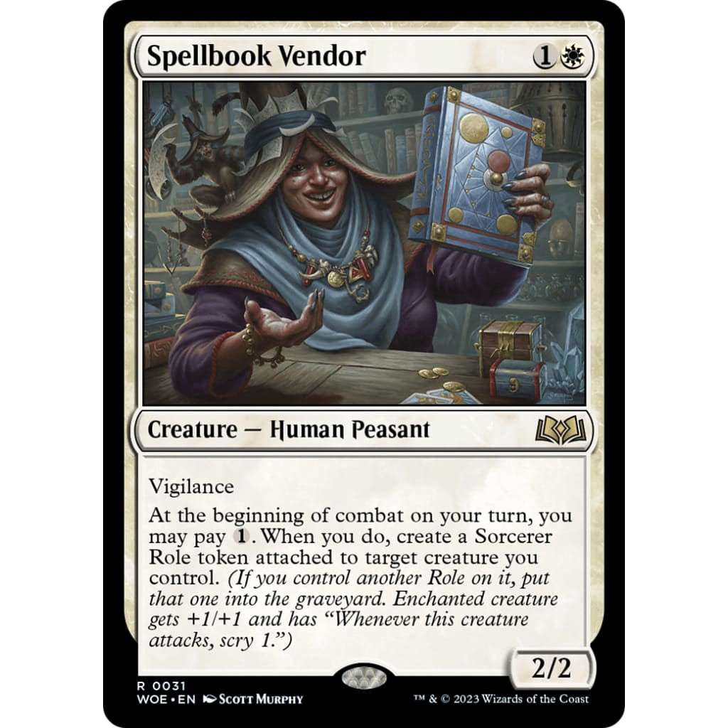 Spellbook Vendor (WOE-031) Foil - Single