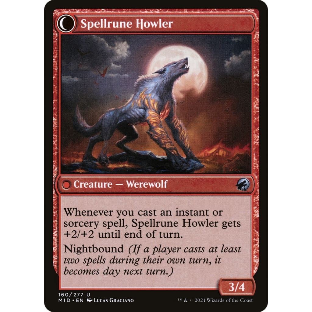 Spellrune Painter // Howler (MID-160): (Double Faced