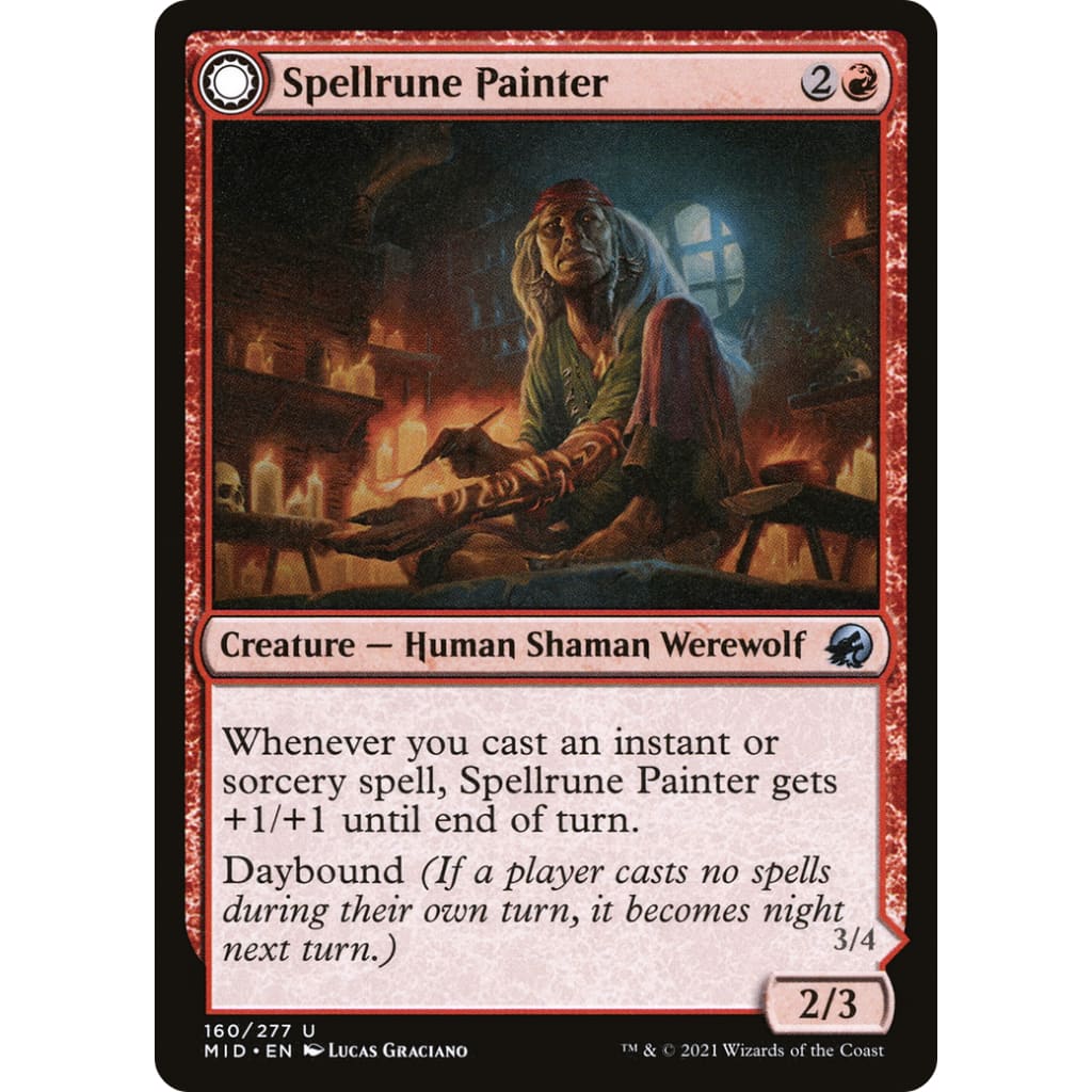 Spellrune Painter // Howler (MID-160): (Double Faced