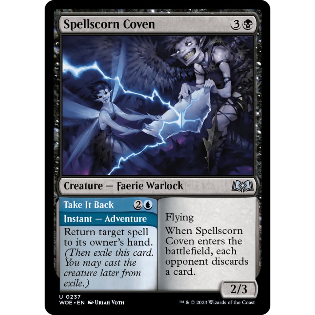 Spellscorn Coven // Take It Back (WOE-237) Foil - Single
