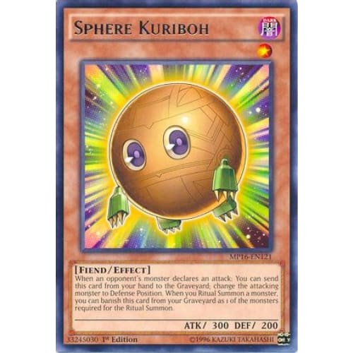Sphere Kuriboh - MP16-EN121 Rare Unlimited - Single
