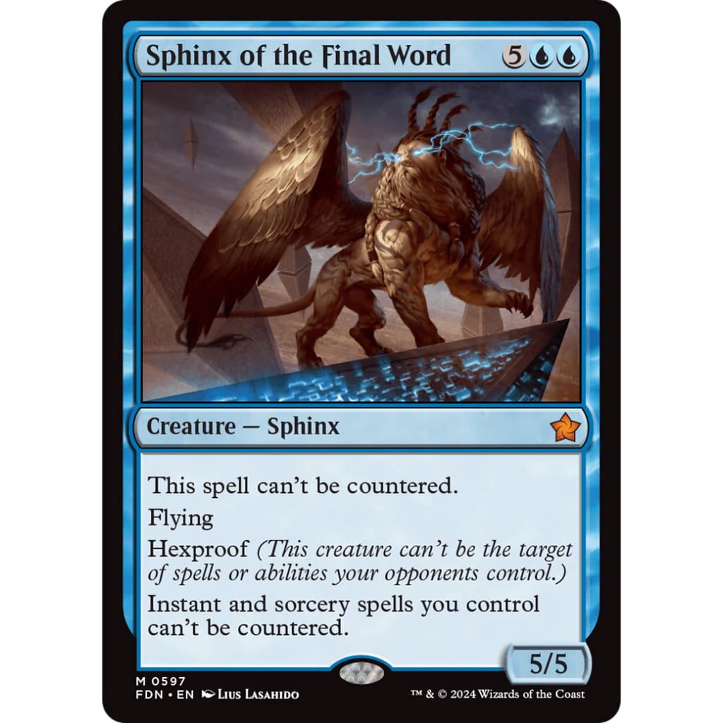 Sphinx of the Final Word (FDN-597) - Single