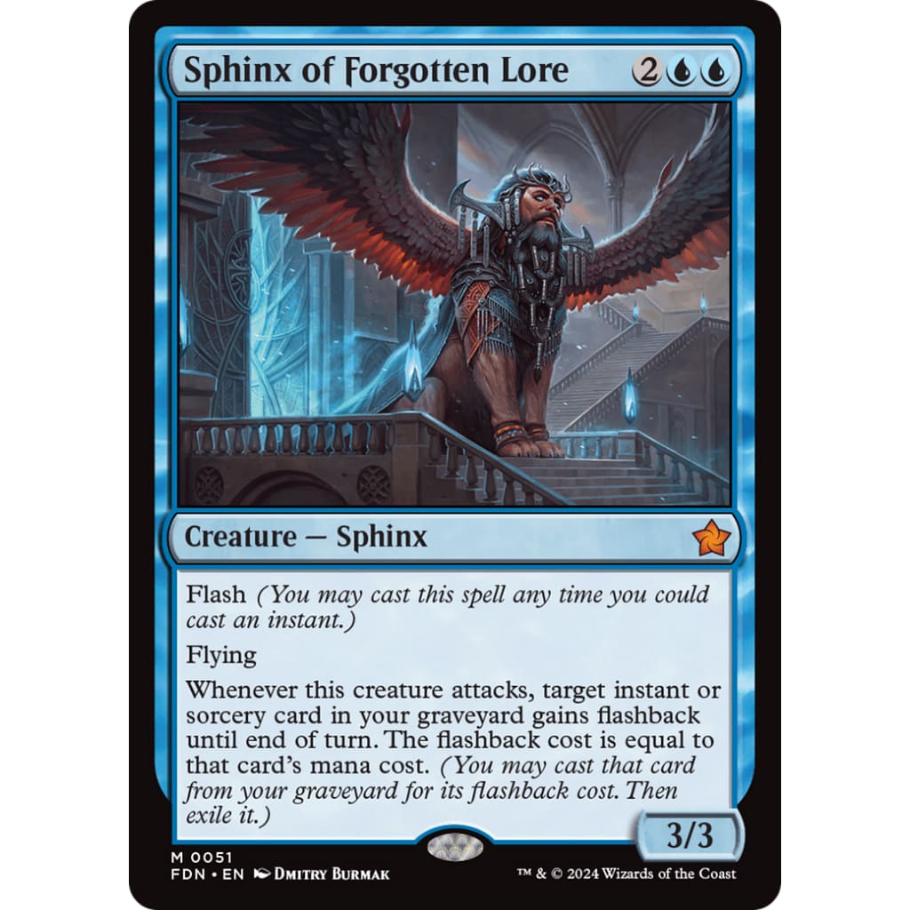 Sphinx of Forgotten Lore (FDN-051) Foil - Single