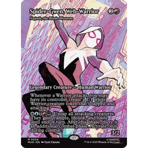 Spider-Gwen Web-Warrior - Najeela the Blade-Blossom
