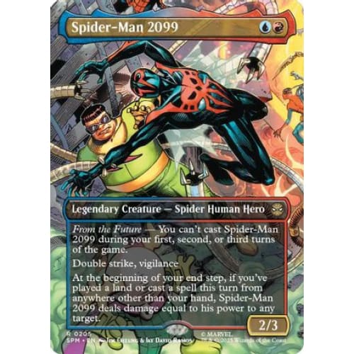 Spider-Man 2099 (0205) (Borderless) (SPM-205) Foil - Single