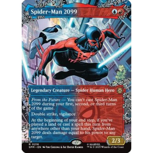 Spider-Man 2099 (0216) (Borderless) (SPM-216) Foil - Single