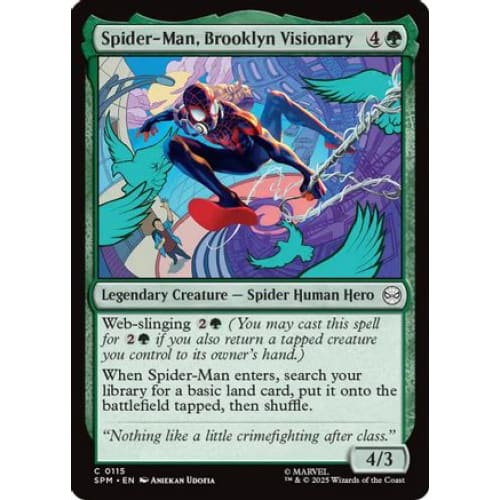 Spider-Man Brooklyn Visionary (SPM-115) Foil - Single
