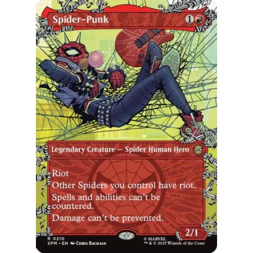Spider-Punk (0210) (Borderless) (SPM-210) Foil - Single