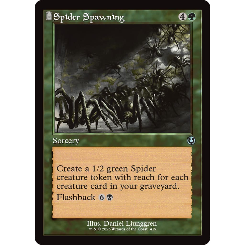 Spider Spawning (Retro Frame) (INR-419) Foil - Single