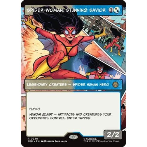 Spider-Woman Stunning Savior (Borderless) (SPM-230) Foil