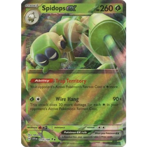 Spidops ex - 019/198 (19) Double Rare Holofoil - Single