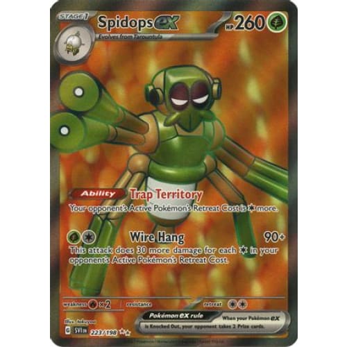 Spidops ex - 223/198 (223) Ultra Rare Holofoil - Single