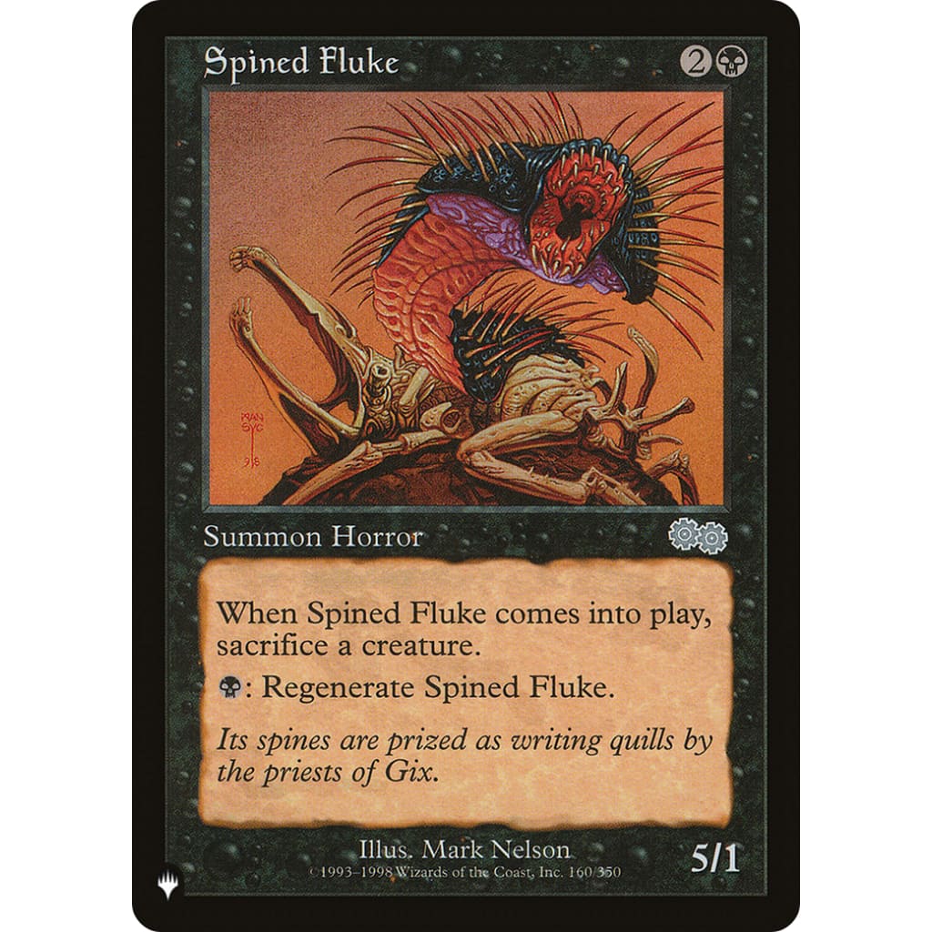 Spined Fluke (PLST-USG-160) - Single