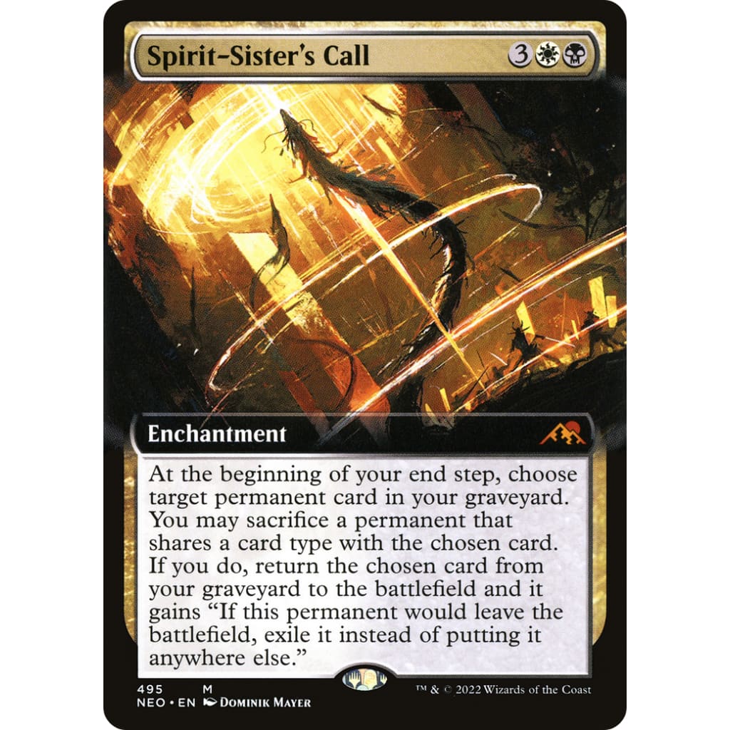 Spirit-Sister’s Call (NEO-495): (Extended Art) Foil - Single