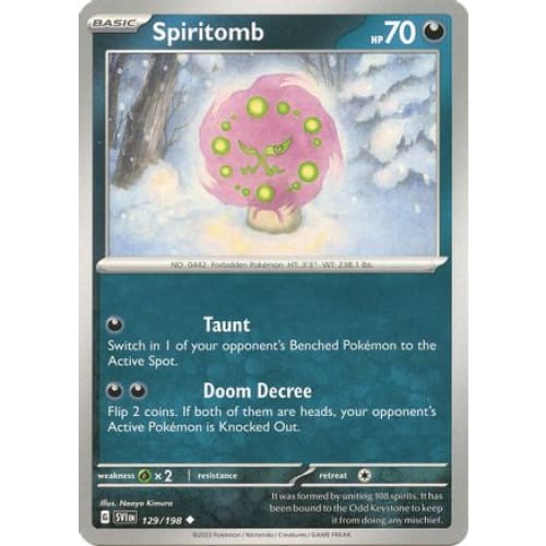 Spiritomb (129) Uncommon - Single