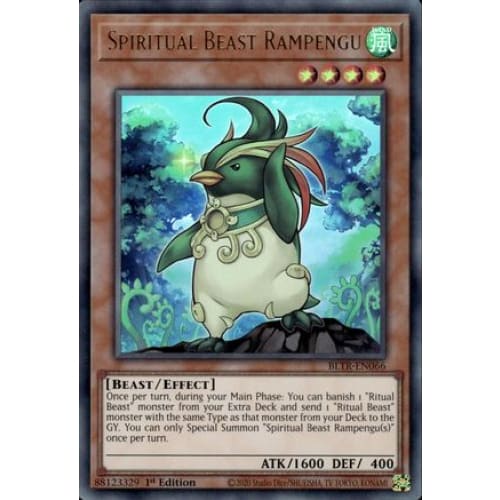 Spiritual Beast Rampengu - BLTR-EN066 Ultra Rare 1st