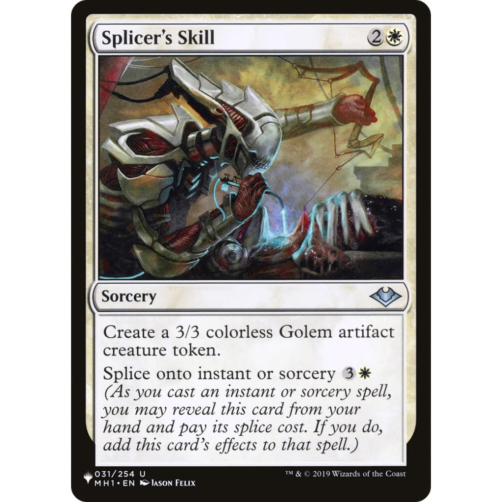 Splicer’s Skill (PLST-MH1-31) - Single