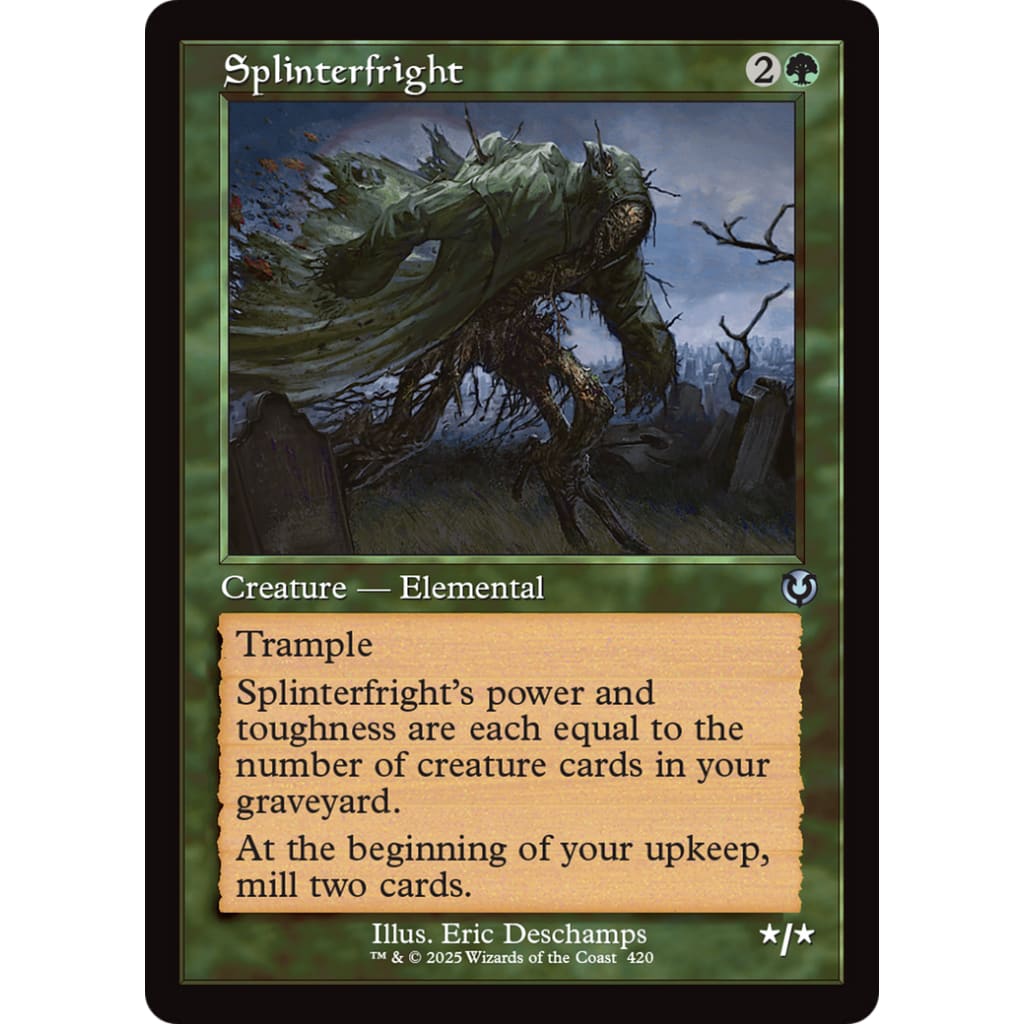 Splinterfright (Retro Frame) (INR-420) Foil - Single