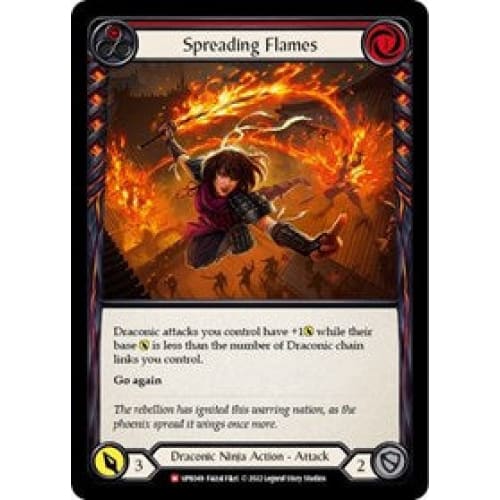 Spreading Flames (UPRISING) Rainbow Foil - Single