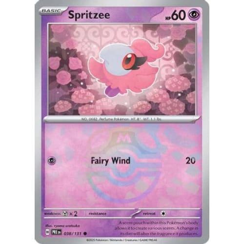 Spritzee (Master Ball Pattern) (38) Common Holofoil - Single