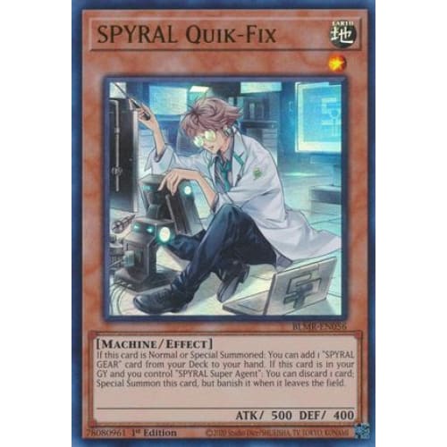 SPYRAL Quik-Fix - BLMR-EN056 Ultra Rare 1st Edition - Single
