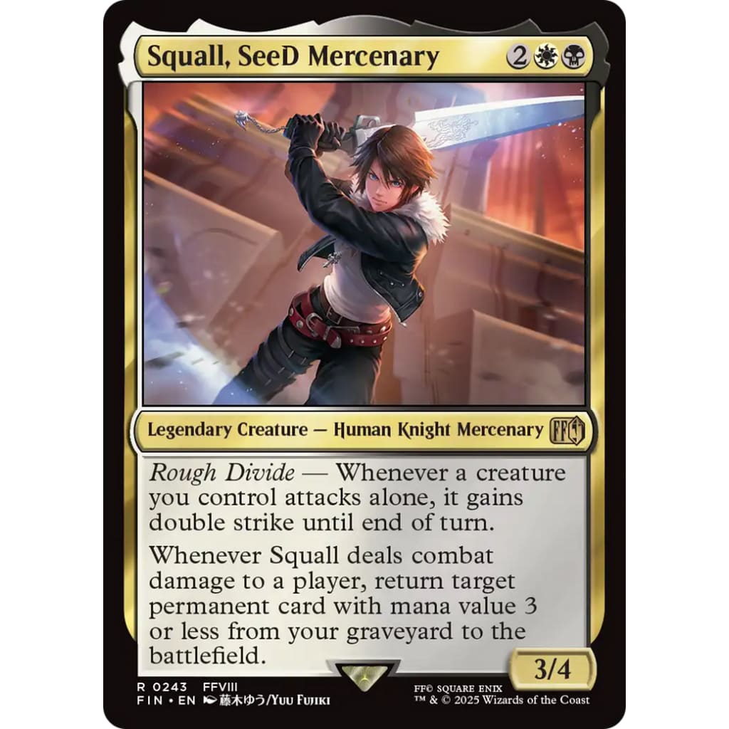 Squall SeeD Mercenary (FIN-243) - Single