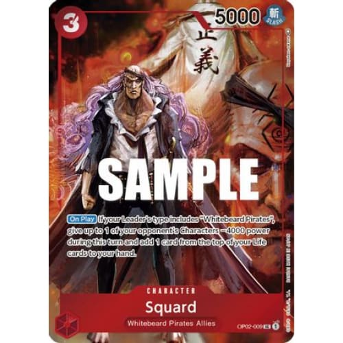 Squard (Box Topper) OP02-009 UC Paramount War - Single