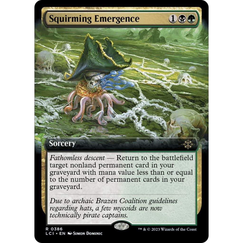 Squirming Emergence (LCI-386): (Extended Art) Foil - Single