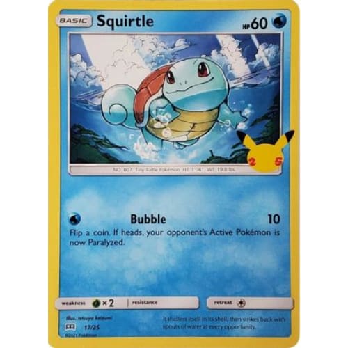 Squirtle (017/025) Promo Holofoil - Single