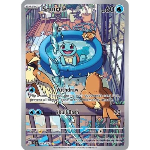 Squirtle (148) Illustration Rare Holofoil - Single
