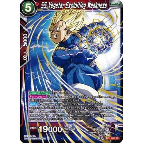 SS Vegeta Exploiting Weakness (Reprint) (Battle Evolution