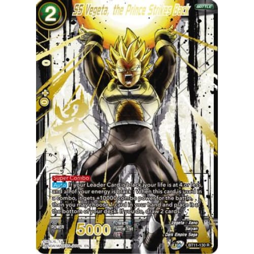 SS Vegeta the Prince Strikes Back (Alternate Art) (Special