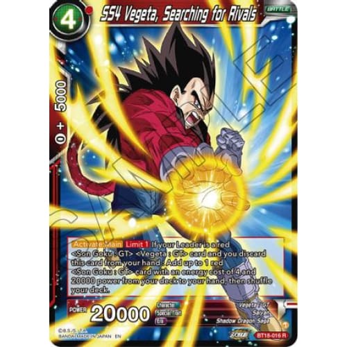 SS4 Vegeta Searching for Rivals (Dawn of the Z-Legends)