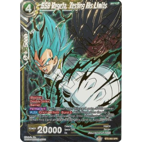 SSB Vegeta Testing His Limits (SPR) (Miraculous Revival)