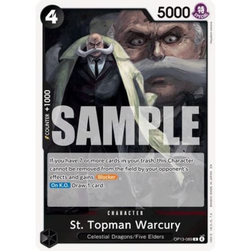 St. Topman Warcury OP13-089 R Carrying On His Will Foil