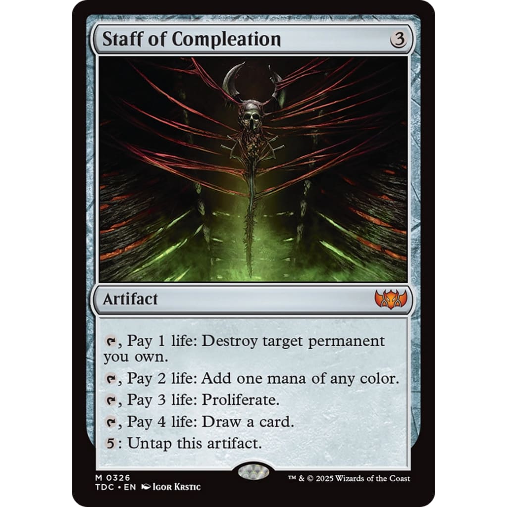 Staff of Compleation (TDC-326) - Single