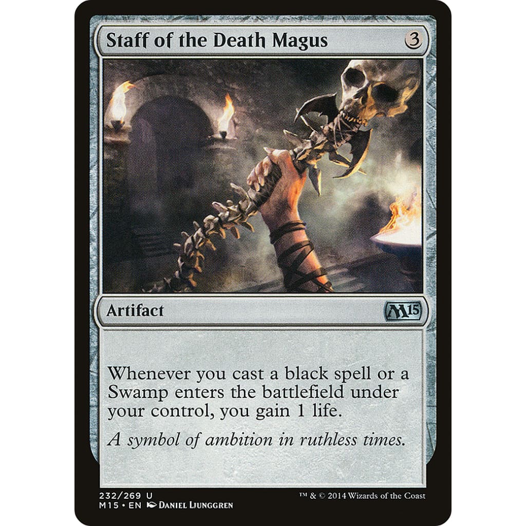 Staff of the Death Magus (M15-232) Foil - Single