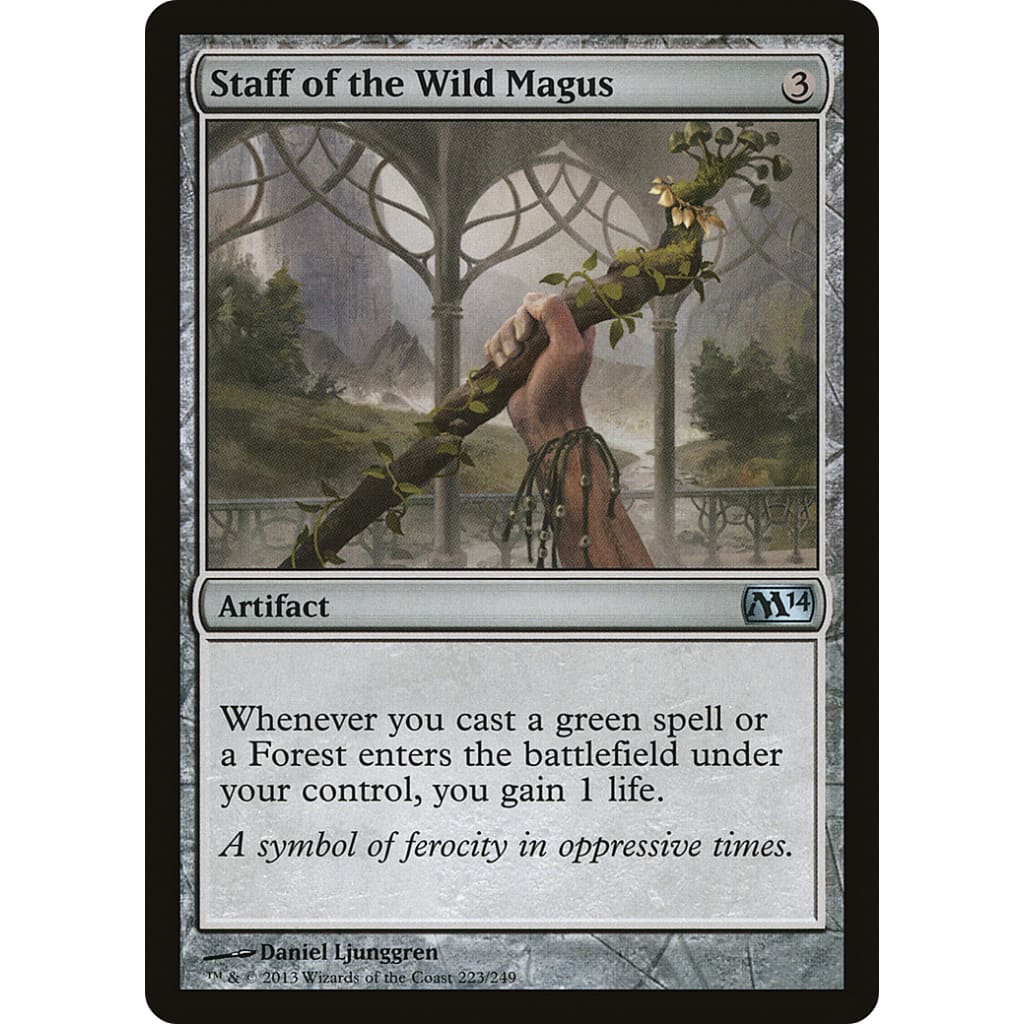 Staff of the Wild Magus (M14-223) Foil - Single