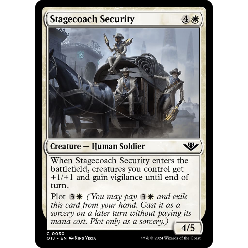 Stagecoach Security (OTJ-030) Foil - Single