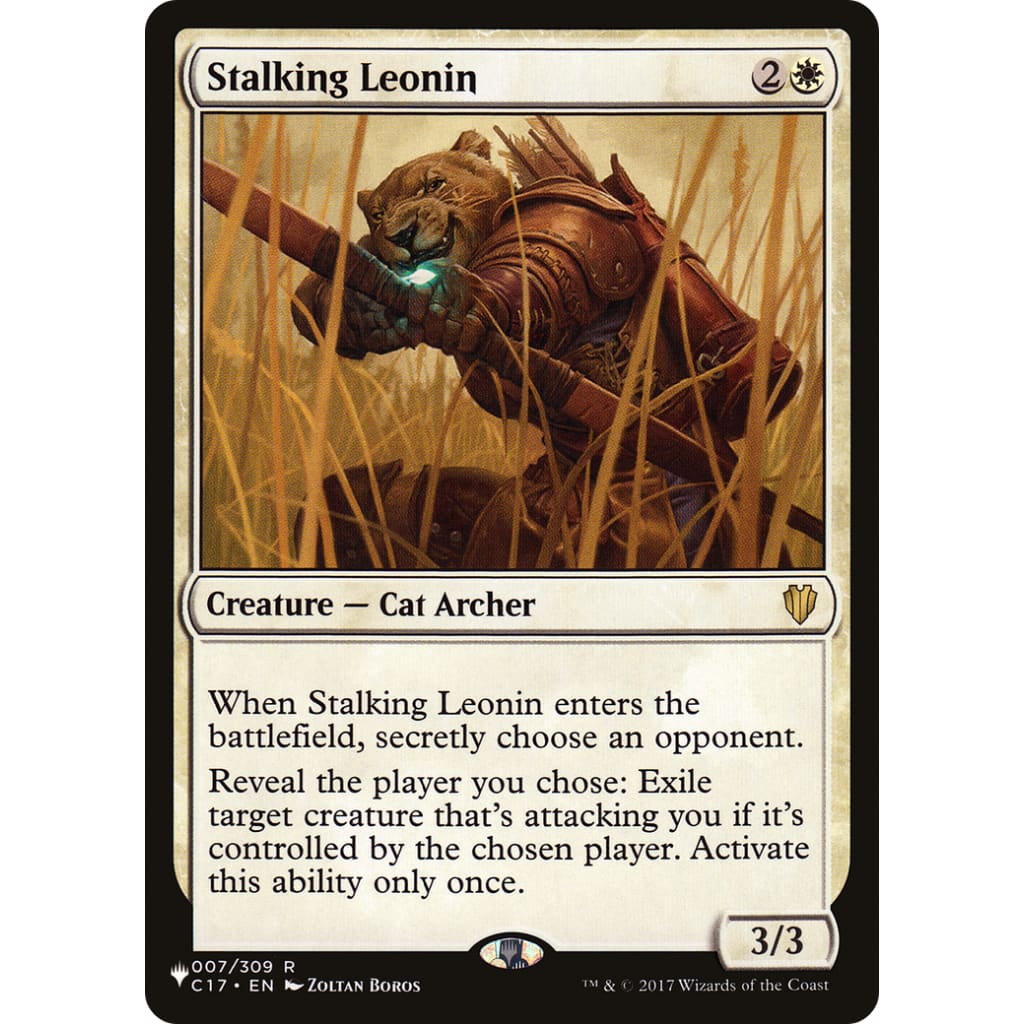 Stalking Leonin (PLST-C17-7) - Single