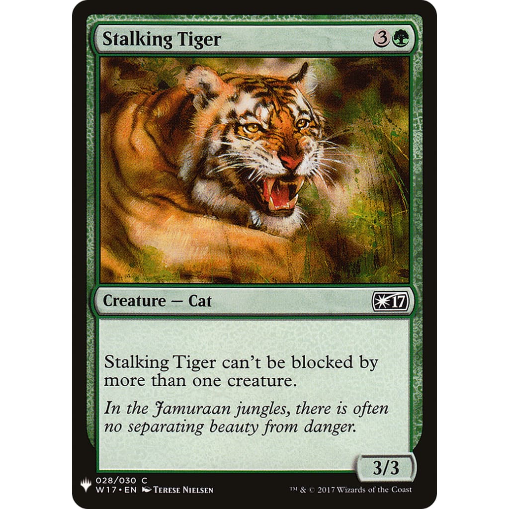 Stalking Tiger (PLST-W17-28) - Single