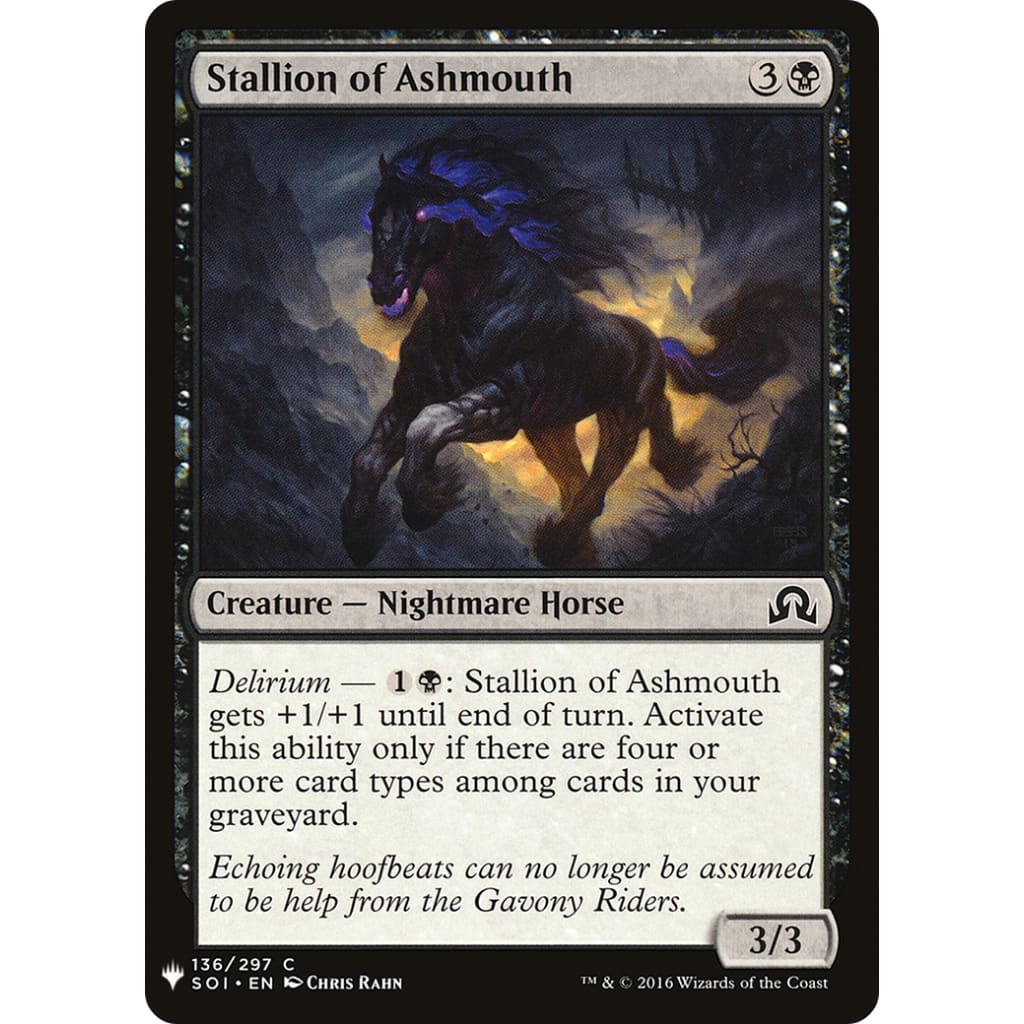 Stallion of Ashmouth (PLST-SOI-136) - Single