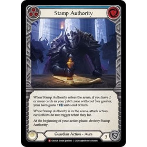 Stamp Authority (CRUCIBLE OF WAR) 1st Edition - Single