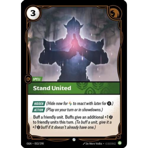 Stand United (053/298) - Origins - Single