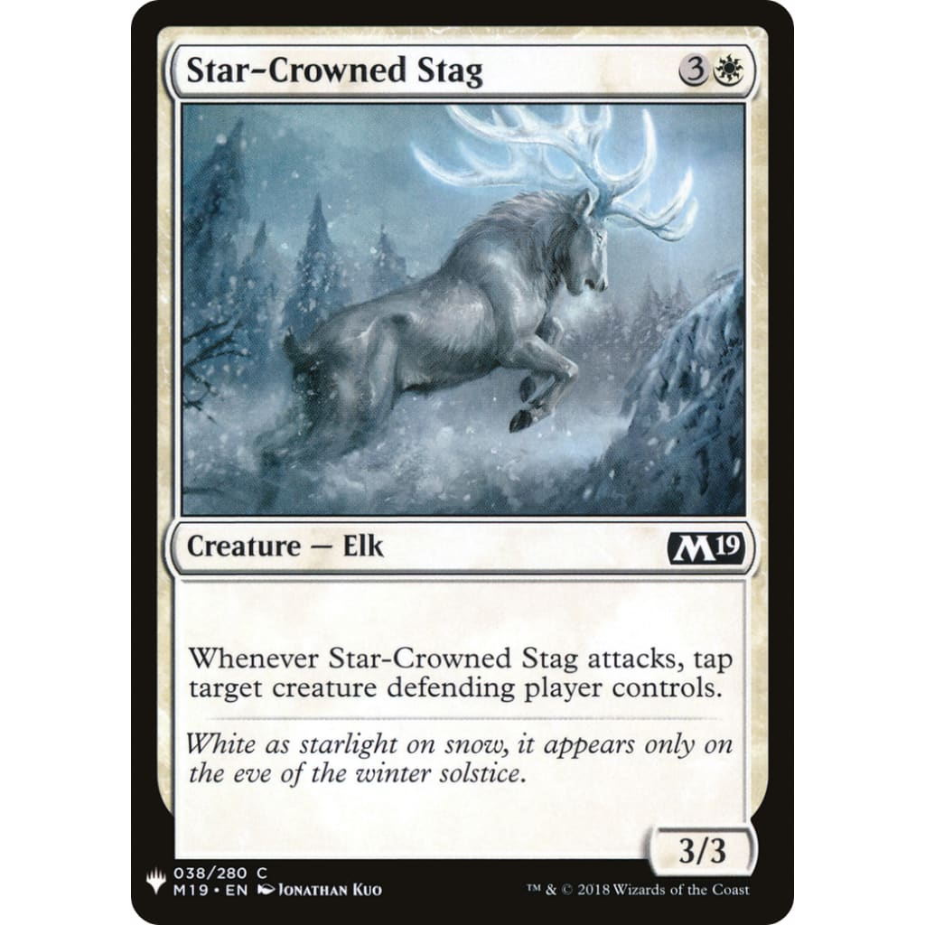 Star-Crowned Stag (PLST-M19-38) - Single