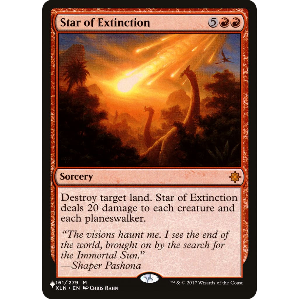 Star of Extinction (PLST-XLN-161) - Single