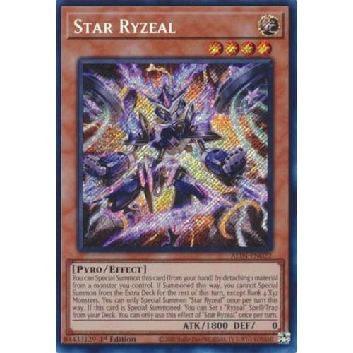 Star Ryzeal - ALIN-EN022 Secret Rare 1st Edition - Single