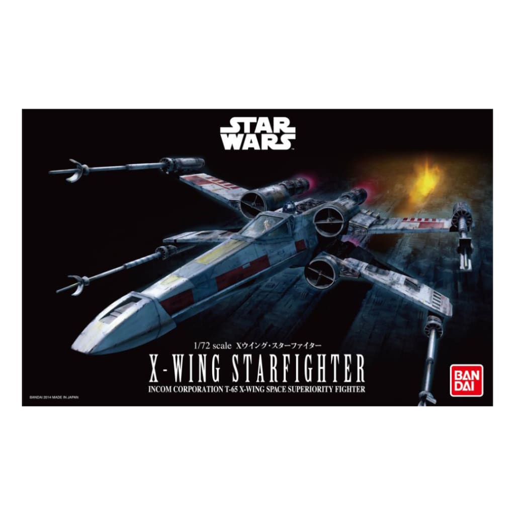 Star Wars: A New Hope X-Wing Starfighter 1/72 Scale Model